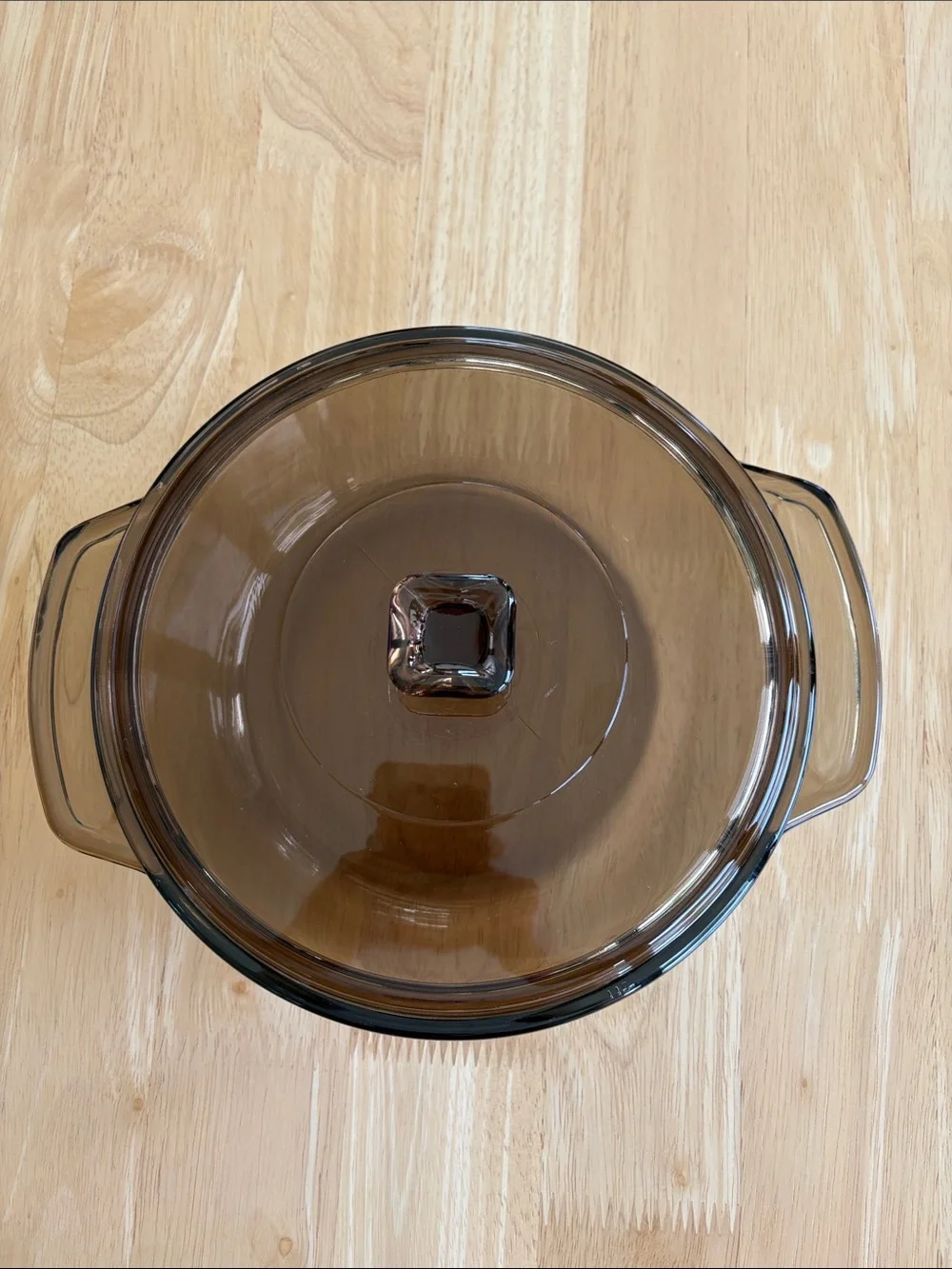 🧑‍🍳 Anchor Hocking 1.5 Qt Vibrage Amber Casserole Dish with Lid